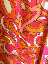 A-line maxi skirt - 70s peach