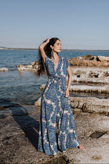 Empress jumpsuit - Patchwork Blue