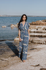 Empress jumpsuit - Patchwork Blue