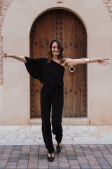 One-shoulder Playsuit