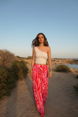Palazzo trousers - Summer Pink