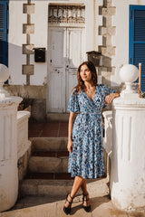 Tulip Sleeve Cross Dress