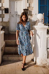 Tulip Sleeve Cross Dress