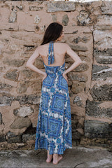 Halter neck long dress