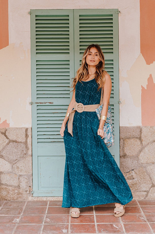 T-back Maxi Dress