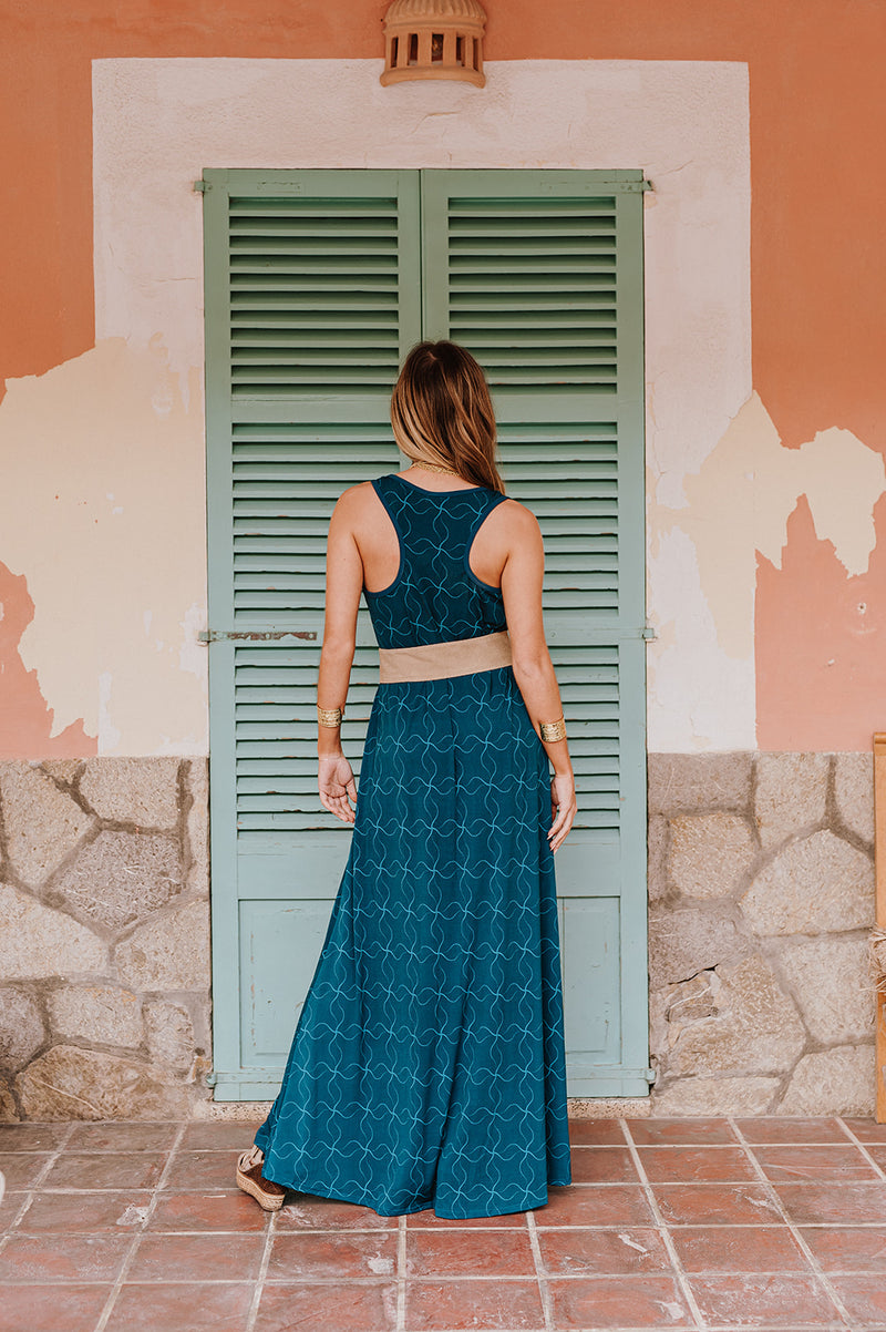 T-back Maxi Dress